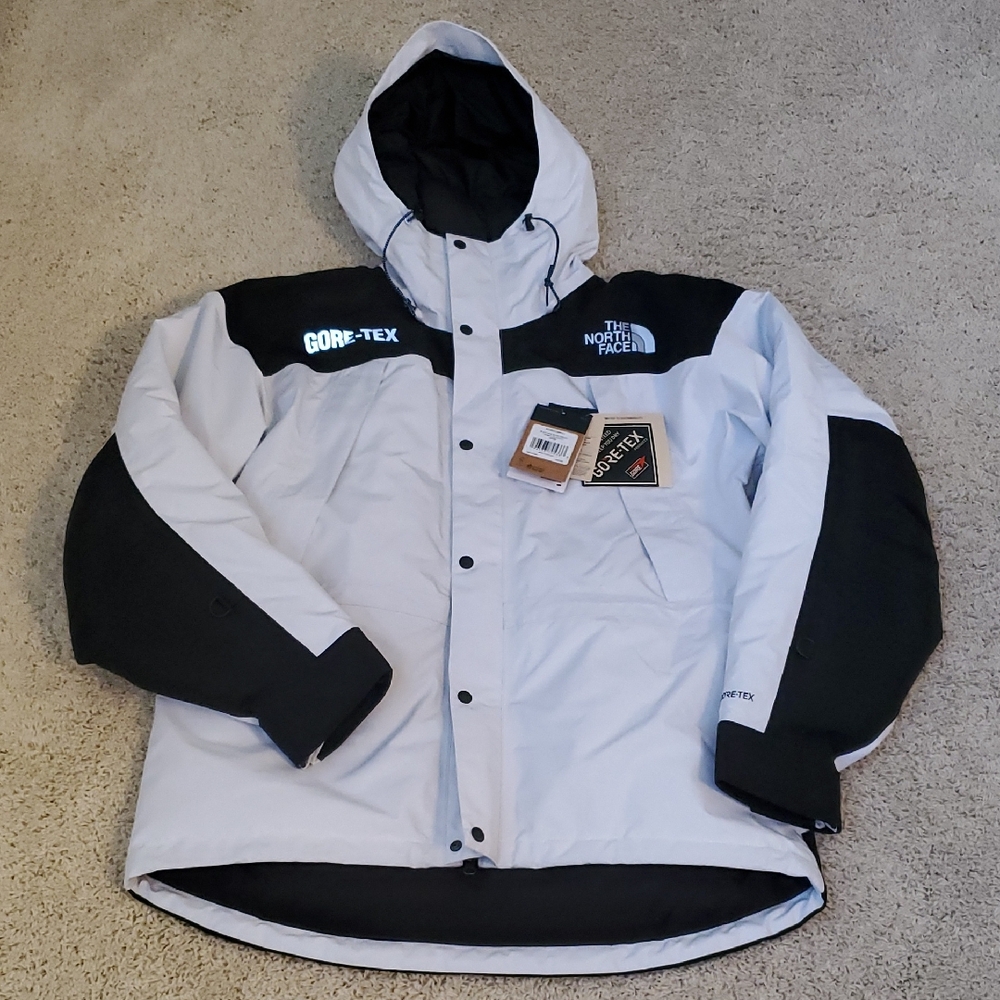 The North Face Men's Light Gray and Black Performance Gore-Tex Jacket